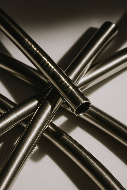 STAINLESS STEEL STRAW [SET OF 6]